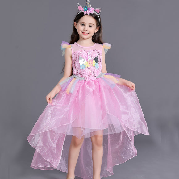 Teens Dresses Kids Girl Unicorn Princess Costume Party Wear Vestido To – Duipi Teens Dresses Kids Girl Unicorn Princess Costume Party Wear Vestido To – Duipi