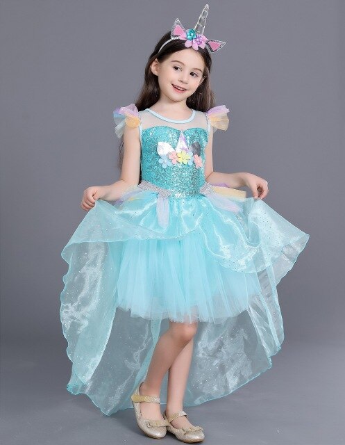 Teens Dresses Kids Girl Unicorn Princess Costume Party Wear Vestido To Duipi Teens Dresses Kids Girl Unicorn Princess Costume Party Wear Vestido To Duipi
